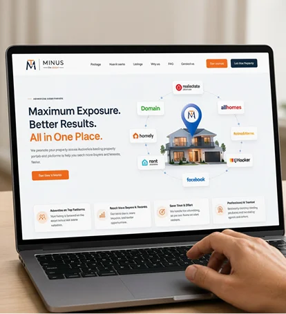 Property advertised across portals